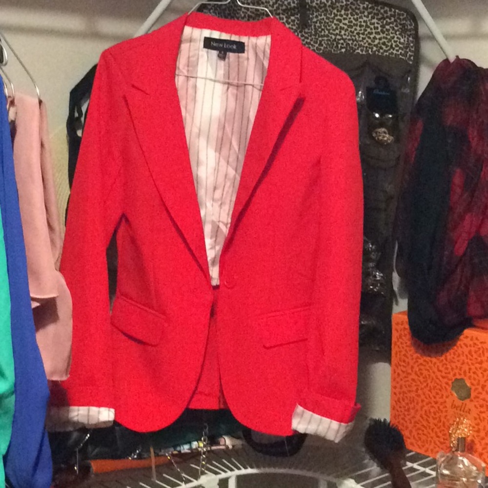 Red blazer